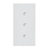 Art d'Arnould Epure universe three two-way switch or switch - satin white