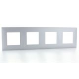 Val cover frame 4 mech.hor/vert alu