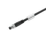 Sensor/actuator line, One end without connector, M8, Number of poles : 8, 5 m, pin, straight, Shielded: No, LED: No, Sheath material: PUR, Halogen: No