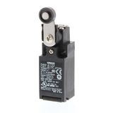 Limit switch, D4N, M20 (1-conduit), 1NC/1NO (snap-action), Roller leve D4N 0027B