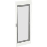 Transparent door 3PW/14GU, RAL7035