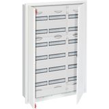 U73R6 U Compact distribution board, Flush mounting, 216 SU, Isolated (Class II), IP31, Field Width: 3, Rows: 6, 1134 mm x 810 mm x 120 mm