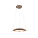 Amador LED pendant 45 cm coffee