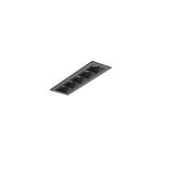 BeamLine Slim, 14 W, 1100 lm, 940, black, on/off Recessed ceiling lumi