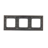 IP44 single socket outlet with shutters and frame seal - same color flap & frame, 16A, cream white/electro white