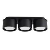 Ceiling lamp MODO 3 black Gx53