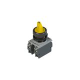 Complete unit with 4 positions selectors, fixing adapter and contacts