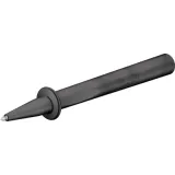 Test probe, socket 4 mm, rigid, 1 kV, black, 66.9390-21