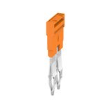 Bridge jumper 4 mm², double, spring clamp