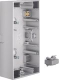 Surface-mtd housing 2gang hor., K.5, al., matt, lacq.