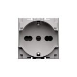 L.NOW - UNEL SOCKET + 10/16A STEEL