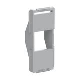 Adapter frame, traffic grey, Halogen free