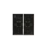 IP44 single socket outlet - with Premium frame seal - transparent flap, (module), 16A, 250V, Screw, Gold matt, metalic
