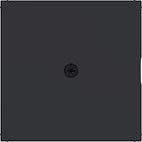 Central plate for cable entry piece, A.x/C.x, night black matte