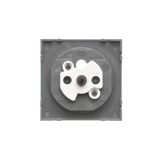 Double socket outlet with Schuko earthing and shutters, (Complete product), 16A, 250V, Screw, white