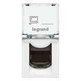 Arteor CAT 5E UTP RJ45 Socket 1 Module White