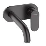 Vernis Blend built-in sink mixer, wall-mounted, matte black