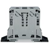 285-141 2-conductor through terminal block; 50 mm²; lateral marker slots