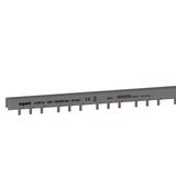 Supply busbar - prong-type - 3P for auxiliary - max 16 devices connected - meter