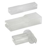 Insulating sleeve for 6.3 mm, PA, natural, 2785