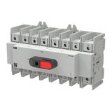OT125G3-8BS Load break switch OT+ 125 A, size 3, 8-pole, DIN mounting,