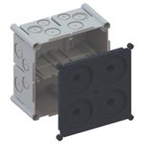 AGRO Flush-mounted box 2x2 with stabilisation cover