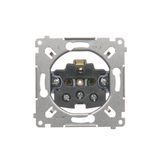 Single socket outlet with earthing, (Mechanism), 16A, 250V, Screw