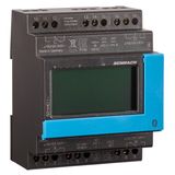 Digital 4-channel astronomical and annual timer, 4 units of module width.
