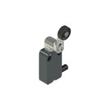 Modular prewired switch with adjustable shaped metal revolving lever