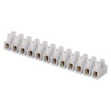 Terminal block 12×4,00 mm white