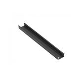 Profile GLAX MINI for LED strip, surface-mounted, 3 m, black