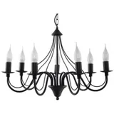 CHANDELIER MINERVA 7 BLACK E14 7X40W IP20