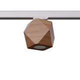 3-PHASE WOODY TRACK CEILING LAMP NATURAL WOOD GU10 3000K 7W 510LM WHITE