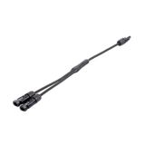 Photovoltaics, Y-Connector Cable, 1x MC4 Female, 2x MC4 Male, 6mm², 1100 V