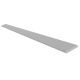 Attached flat aluminum profile PJ, 12x2mm, without diffuser, 2m