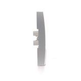 Loudspeaker socket, Silver matt, metalic