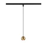 DYSKO, 1~ pendant light PHASE, 2700K, 36ø, bl/gold