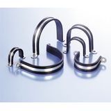 SGS-70 PIPE CLAMP GALV STL/EPDM NW70