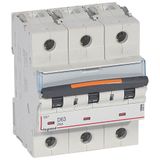Miniature Circuit Breaker DX3 3P 63A D Curve 25kA