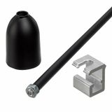 THREADED ROD SPR6-2 BLACK 200N
