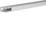 Wiring duct halogen-free V0-PC/ABS HNG 50x25mm light grey