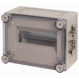 AV/I23-125 MCB enclosure, IP65, mounting rail vertical, HxWxD=250x187.5x150mm