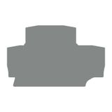 End plate for IK302022--, grey,