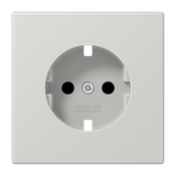 Cover for SCHUKO® sockets, integrated increased contact protection, SAFETY+, duroplast, LS series, light gray