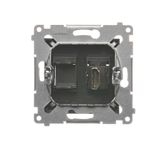 Double surface mouted corner box, cream white/electro white