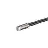 Fiber optic sensor head, diffuse, M6 cylindrical axial, R2 flexible an E32 2157M