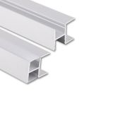 Wall aluminum profile NA 27x19mm, Whitey diffusion 2m