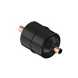Hermetic bi-flow filter drier, DMB, 16 cu.in., Copper