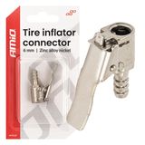 Zinc Alloy Nickel Tire Inflator Connector 6 mm AMIO-04495