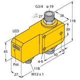 Flow Monitoring Inline Sensor with Integrated Processor   FCI-D20A4P-AP8X-H1141